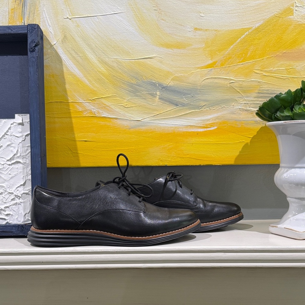 Cole Haan Black Leather Women's Flats